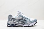 公司级Asics Gel-Kayano 14 公司级版本 亚瑟士运动休闲透气专业跑鞋 采用工程弹性双层再生针织密度鞋面材质 后跟3D可视Gel缓震乳胶物料 升级