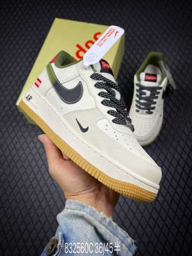 C 公司级Nike Air Force 1‘07 Lv8 原楦头原纸板 打造纯正低帮空军版型 专注外贸渠道 全掌内置蜂窝气垫 原盒配件 原厂中底钢印、拉帮完美
