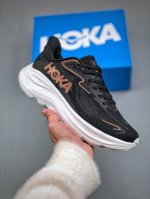 200 Hoka W Clifton 10 超轻厚底轻量跑步鞋市售最高品质 原版开发 正确后跟细节 区别市面通货版本 1162033/Wkm 尺码：36-47
