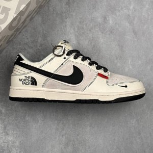 本地360 核心私 nike Sb Dunk Low 北面联名 米黑小红标 低帮休闲运动滑板板鞋 #3M反光 大厂纯原品质出货 纯正版型 定制鞋盒 皮料切割干净