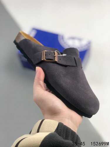 舒适又时髦,潮人都在穿德国百年知名鞋履品牌 勃肯Birkenstock Boston Suede Shearling 波士顿系列士夏季凉鞋拖鞋 尺码:如图 Id