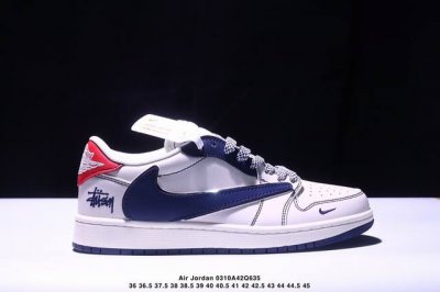310 海外爆款限量发售！Travis Scott X Fragment Design X Jordan Air Jordan 1 Low Og Sp “古驰联