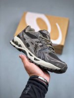 Asics Gel-Kayano 14亚卡诺14低代帮 运动休闲透气专业跑鞋 #原档案据数开发楦型纸版 原装印尼工代进口单丝纤维程工网布鞋面，更贴合脚型和舒适透