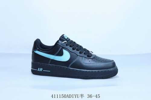 Nike Air Force 1 Af1耐克 空军一号休闲板鞋 黑蓝 货号 Hq2037-002 41 Adiyu半 36-45