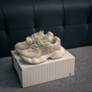 核心私 Ny美国榄球洋基队限定 X Mlb Big Ball Chunky Mesh 厚底老爹系列低帮魔术贴轻量休闲运动慢跑鞋 货号：3Ashw075N G p
