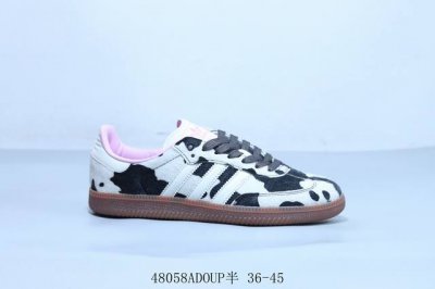 阿迪达斯三叶草Adidas Originals Samba Vegan Og”Spd“桑巴舞系列绅士德训足球风百搭低帮休闲运动板鞋 长毛 货号 Jr1256 4