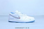 乔丹Air Jordan 1 Low Aj1 乔1低帮复古文化休闲运动篮球鞋 白蓝 货号 Ao9944-441 410860Aduqy半 36-46