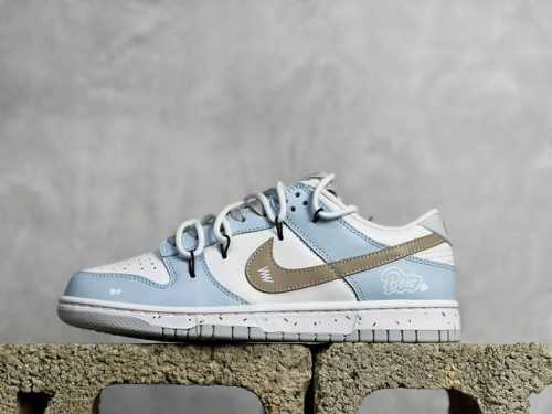 A版 放店私 Nike Sb Dunk Low Neutrai 小熊物语复古 解构蓝白棕 纯原大厂出品 极力推荐，原装头层材料 独家版型蒸餾加工帶來的是更好的视