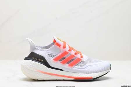 真标阿迪达斯adidas Ultraboost Ub21全掌爆米花休闲运动跑鞋 采用网材搭配反光皮革鞋面 配上stretchweb网格外底和boost中底 货号 - 点击图像关闭