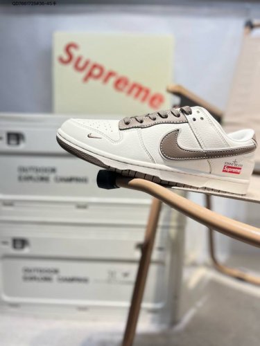 Nike Sb Dunk Low“Supreme联名” 周年高端定制 低帮休闲板鞋 定制鞋盒 超高清洁度 皮料切割干净无任何毛边 细节完美Bb9866 Qd76