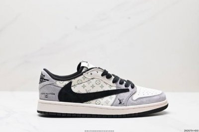 公司级travis Scott X Fragment Design X Jordan Air Jordan 1 Low Og Sp Aj1 乔1 Lv联名低帮文