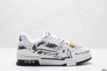 公司级全新Lv路易威登Louis Vuitton Trainer Sneaker Low休闲运动文化百搭板鞋 尺码:39-45 Id:Jkd129-Zjr