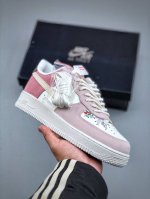 Nike Air Force 1 Low 白粉麻绳 原楦头原纸板 打造纯正空军版型 专注外贸渠道 全掌内置蜂窝气垫 原盒配件 原厂中底钢印、拉帮完美 官方同步上