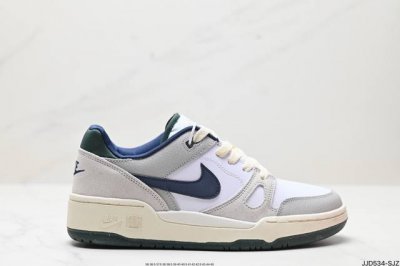 公司级耐克nike Full Force Lo扣篮系列低帮休闲运动滑板板鞋采用软质牛剖皮鞋面材质#正确后跟反口里弧度#原厂中底布正确印刷#鞋垫嵌入缓震乳胶+So