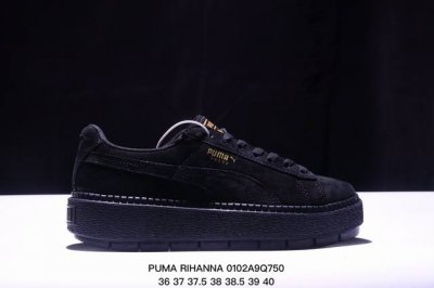 Puma Rihanna Suede彪马 蕾哈娜 松糕鞋厚底板鞋 ！ 货号：363559-10 尺码：如图所示 Xm0102Q750