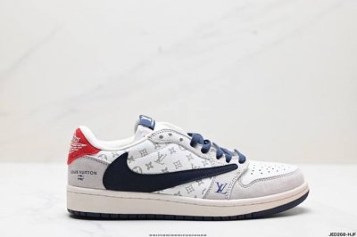 真标travis Scott X Fragment Design X Jordan Air Jordan 1 Low Og Sp Aj1 乔1 Lv联名低帮文化
