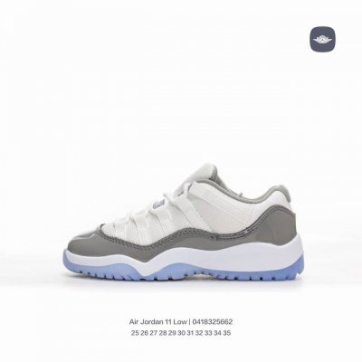 jordan 乔丹 原楦原纸版数据开发版型 采用漆皮牛培革鞋面材质 厂级拉帮注胶效果今年的大魔王是它 官方经典配色 耐克Air Jordan 11 Low迈克尔
