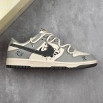 本地 核心私 Nike Sb Dunk Low Off-White系列 绑带爱心灰勾 周年高端定制 低帮休闲板鞋 #定制鞋盒 大厂纯原品质出货 超高清洁度 皮料
