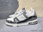 新品上市实拍 全新Lv路易威登Louis Vuitton Trainer Sneaker Low休闲运动文化百搭篮球板鞋Wwlxld 8