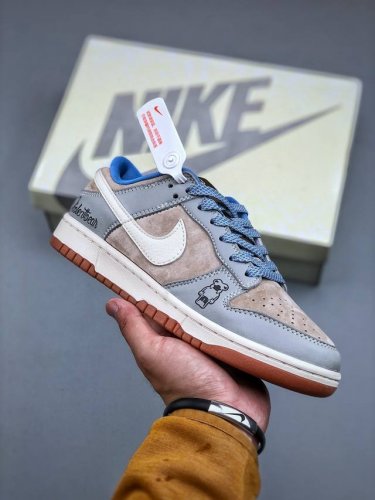 nike Dunk Low Retro 暴力熊 灰蓝配色“Diy高端定制” 低帮休闲运动板鞋原装头层材料 用料绝不含糊 独家版型蒸餾加工帶來的是更好的视觉和脚感