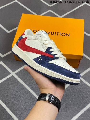 公司级travis Scott X Fragment Design X Jordan Air Jordan 1 Low Og Sp Aj1 乔1 Lv联名低帮文