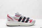 公司级Adidas Lightblaze 舒适防滑 新款阿迪达斯低帮跑步鞋 极致轻盈的Lightweight Upper设计 带来近乎裸足的舒适体验 中底采用尖