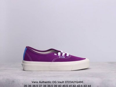 Vans Authentic Og Vault 安娜海姆 复古高端全麂皮低帮休闲硫化滑板鞋 尺码：35 36 36.5 37 38 38.5 39 40 40.