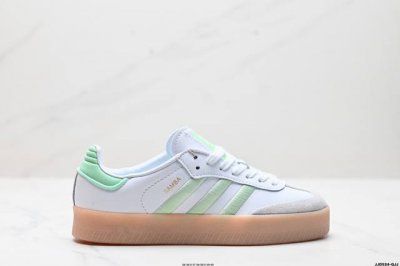 公司级阿迪达斯三叶草adidas Originals Sambae Valentine 桑巴舞系列绅士德训足球风百搭低帮休闲运动板鞋 货号:Jh8836 尺码: