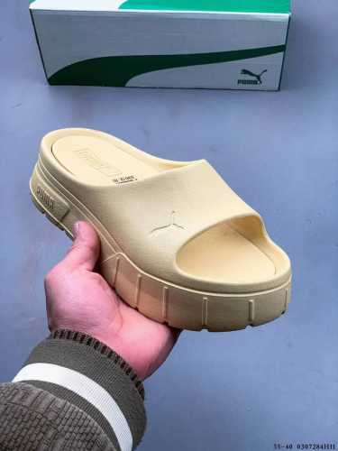 80 Puma彪马Mayze Stack Injex Wns 厚底增高运动拖鞋 0307284H11