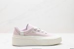 公司级Adidas Labcourt 百搭休闲轻松舒适 耐磨透气低帮 板鞋 男女同款 鞋面使用了绒毛麂皮 ，鞋面和鞋底连接处使用了包边处理，看起来更加精致有型;