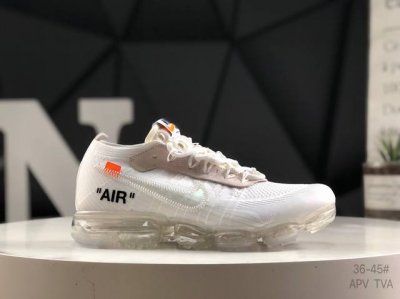 180 耐克 Nk Air Vapormax ow联名蒸汽大气垫慢跑鞋 极致用心独立开发 氮气充压原底气垫 进口针车机台 一针一线校准专柜正品 同步正品糊字体