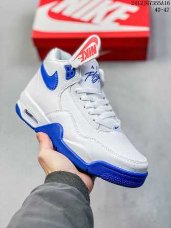 真标 耐克 Nike Nike 耐克男鞋篮球鞋经典高帮air Flight Legacy系带缓冲舒适气垫慢跑鞋。耐克air Flight是一个很古老而且庞大的系 - 点击图像关闭