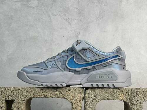 放店私 Rtfkt Studios X Nk Dunk Genesis Low Og Ghost 扣篮元宇宙系列经典低帮休闲运动滑板板鞋“联名幽灵灰冰蓝”虚拟数
