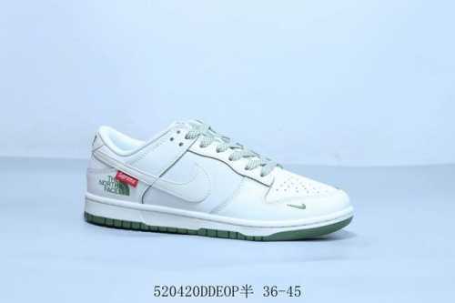 耐克 Nike Sb Dunk Low Pro 复古低帮 休闲运动滑板板鞋 北面 货号 Xx2025-638 520420Ddeop半 36-45