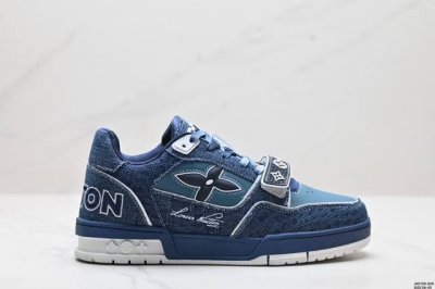 公司级全新lv路易威登louis Vuitton Trainer Sneaker Low休闲运动文化百搭板鞋 尺码:39-45 Id:Jkd129-Qzk