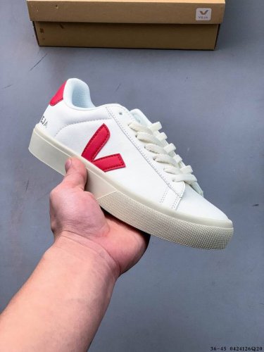 集图 街拍频繁上镜 Veja Leather Extra Sneakers 二层皮 法国国民V字经典小白板鞋 春季入夏简约百搭款 全头层进口牛皮 舒适面革内里