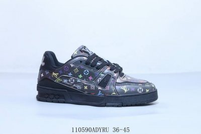 200 Lv路易威登Louis Vuitton Trainer Sneaker Low休闲运动文化百搭板鞋 110590Adyru 36-45