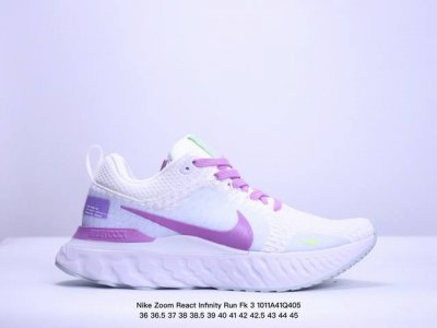 公司级nike Zoom React Infinity Run Fk 3 耐克马拉松机能风格运动鞋 实拍首发 鞋款搭载柔软泡绵 在运动中为你塑就缓震脚感 设计灵