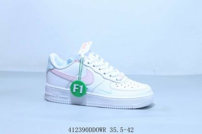 耐克 Nike Air Force 1 Af1耐克 低帮 空军一号休闲板鞋 粉白 货号 Ih0640-161 412390Ddowr 35.5-42