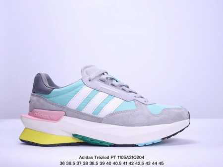Adidas Treziod PT 低帮运动慢跑鞋 鞋面采用混合材质 搭配丰富的设计细节 造型休闲 低调简约而又不失风格！H03714 尺码：36-45 半 X - 点击图像关闭