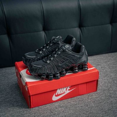 核心私 绝佳减震性能 复古大军老将出征 经典全掌大气柱Nike Shox Tl Metallic Silver 13柱复古前卫悬架气柱慢跑鞋 货号 Bv1127