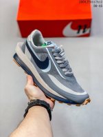 Sacai X Nike Ldwaffle 潮流酷炫华夫鞋 解构 低帮 生活休闲鞋 男女同款 橙 尺码：见图 编码：04Jyd317A12