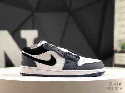 真标带半码耐克Nike Air Jordan 1 Mid Aj1乔丹一代低帮经典复古文化休闲运动篮球鞋 货号:309192-101 尺码:36-46 半 Tsj