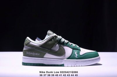 Nike Dunk Low X Ysl 圣罗兰 联名款 耐克Sb低帮板鞋 Diy定制款 牛皮材质 Size:36-45码 Xm0225Q366