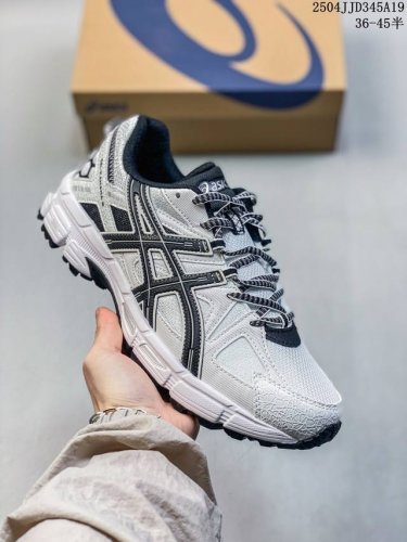 36-45半码 Asics 亚瑟士 Kahana 8代系列 男女鞋半码制，采用透气网眼鞋面配合部分合成革材质，全新轻量Eva发泡缓震中底，外置特殊防滑耐磨橡胶底