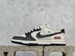 放店私 Nk Sb Dunk Low Sup联名 黑花纹 周年高端定制 低帮休闲板鞋 Dj2024-100 #定制鞋盒 大厂纯原品质出货 超高清洁度 皮料切割干