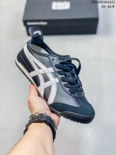 真标带半码！ Asics Onitsuka Tiger 亚瑟士 鬼冢虎 清晰显眼 配加软鞋垫 脚感舒适度爆满 原膜原料生产 鞋底平底耐磨防滑显著 一款绝佳休闲和