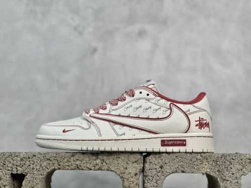 放店私 K Travis Scott X Nike Air Jordan 1 Low X Supreme X Stussy Air Jordan 1 Low 反