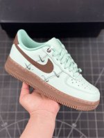 Nike Wmns Air Force 1 Low 07 蒂芙尼绿四铁钩 低帮运动休闲板鞋 原楦头原纸板 打造纯正低帮空军版型 专注外贸渠道 全掌内置蜂窝气垫