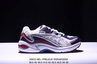 公司级asics亚瑟士新款男女休闲鞋gel-Preleus运动复古情侣虎牙鞋老爹鞋 尺码:40 40.5 41.5 42 42.5 43.5 44 45 Xm0
